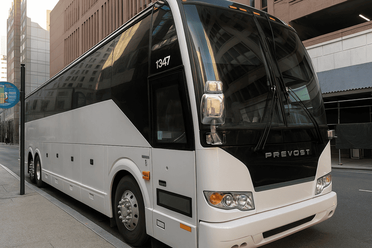 a Weston Coach Bus Service coach bus