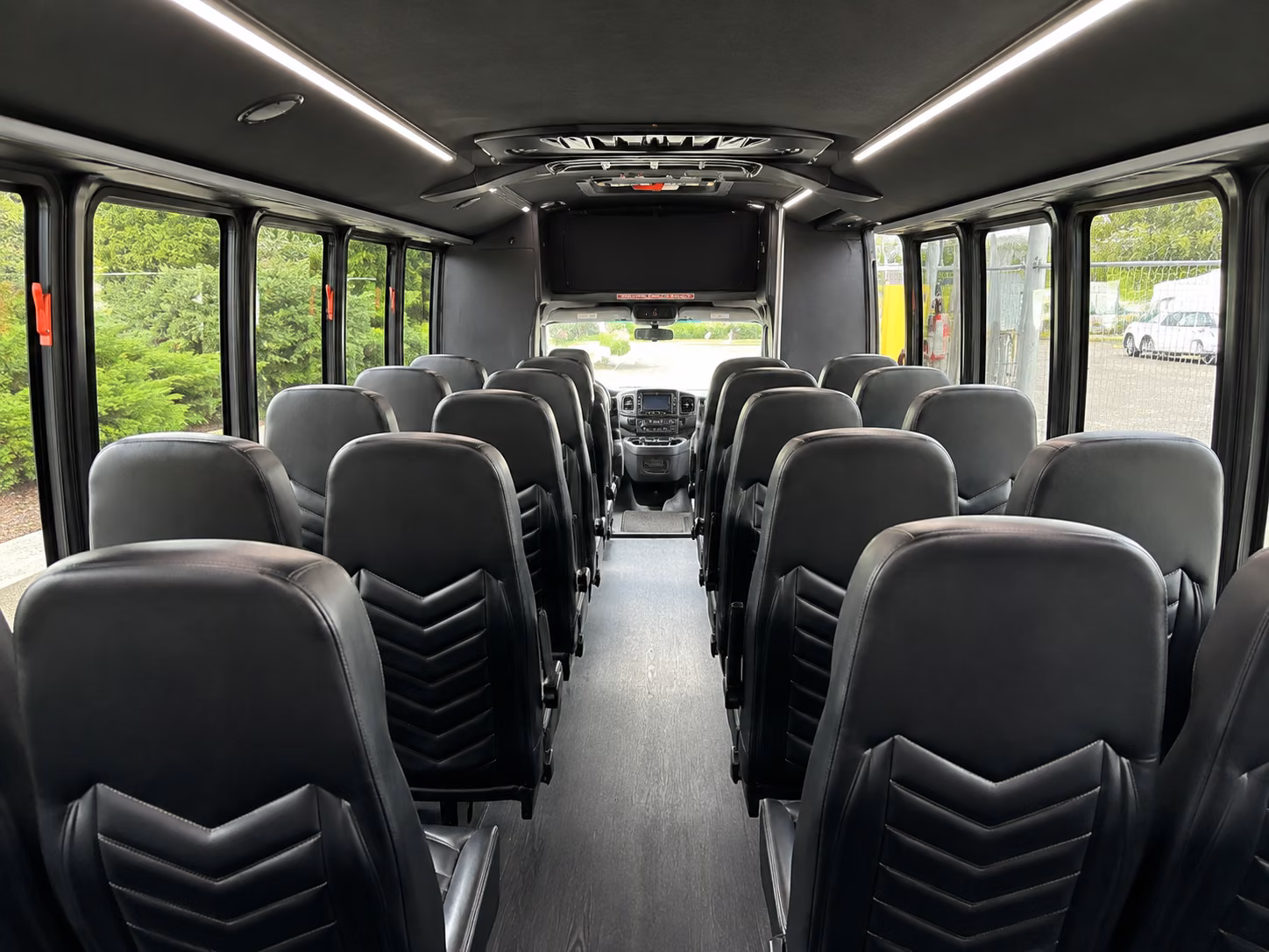 weston 20 passenger minibus interior