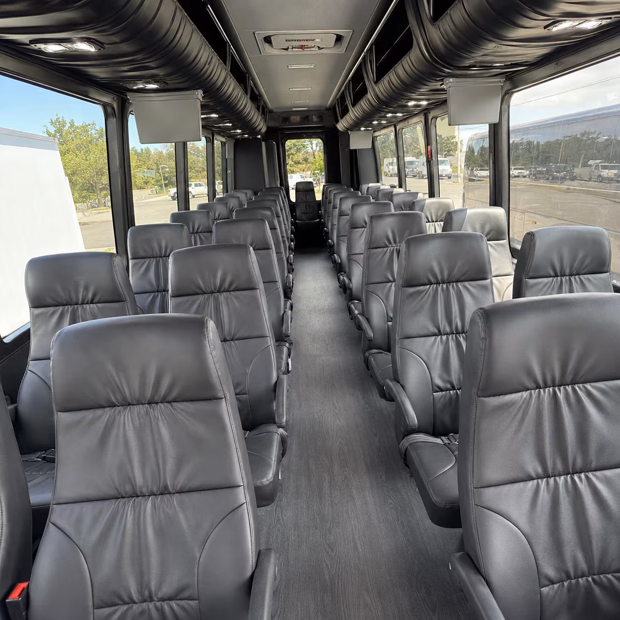 weston 30 passenger minibus interior