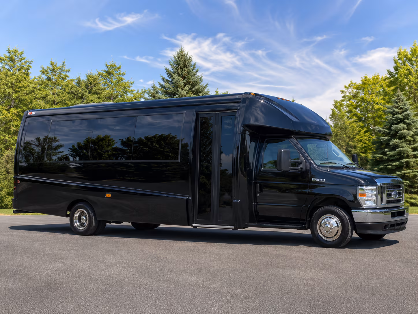 weston corporate event transportation onboard seating