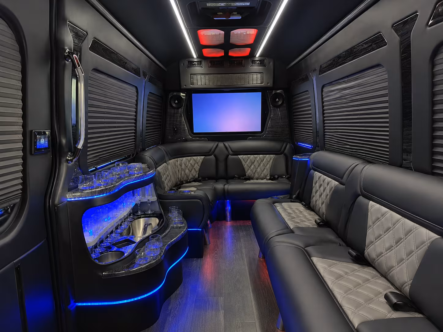 weston sprinter limousine interior