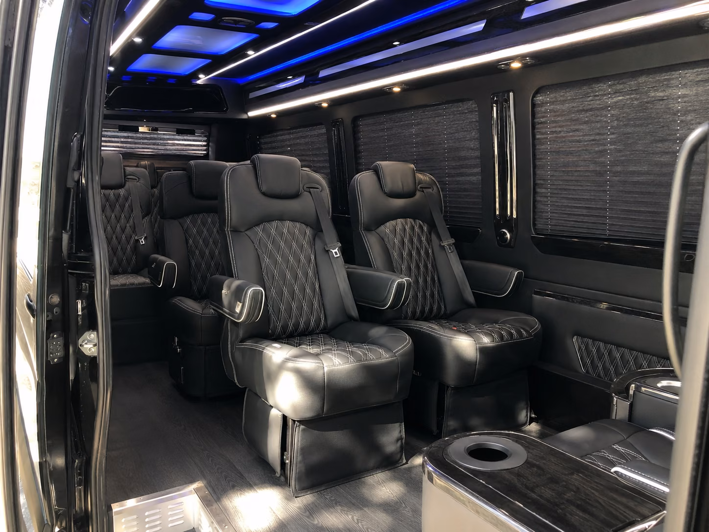 weston sprinter van with driver inside
