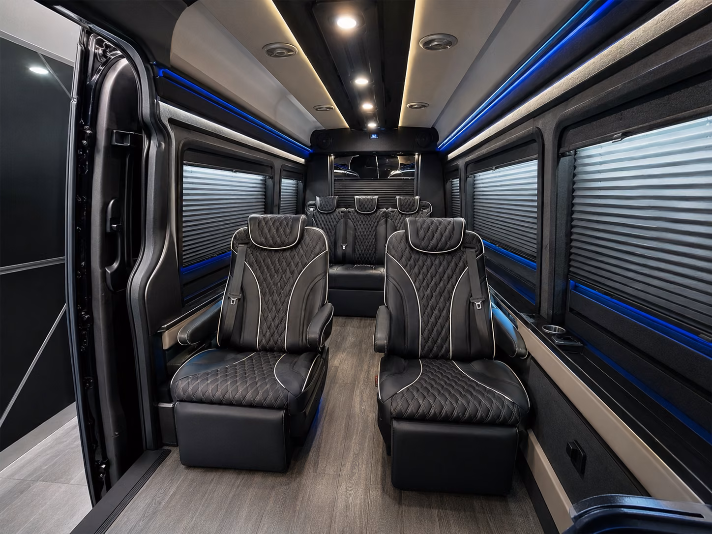 weston sprinter van with driver interior