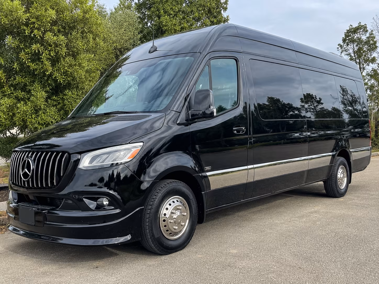 weston sprinter van with driver